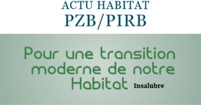 Bulletin d’info ACTU HABITAT PZB/PIRB 6e edition